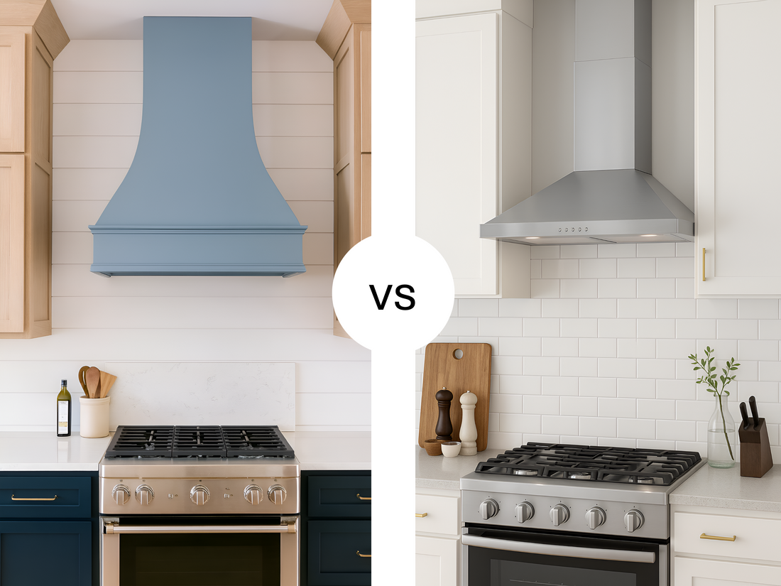 Wood vs Stainless Steel Range Hoods: Which is Better?