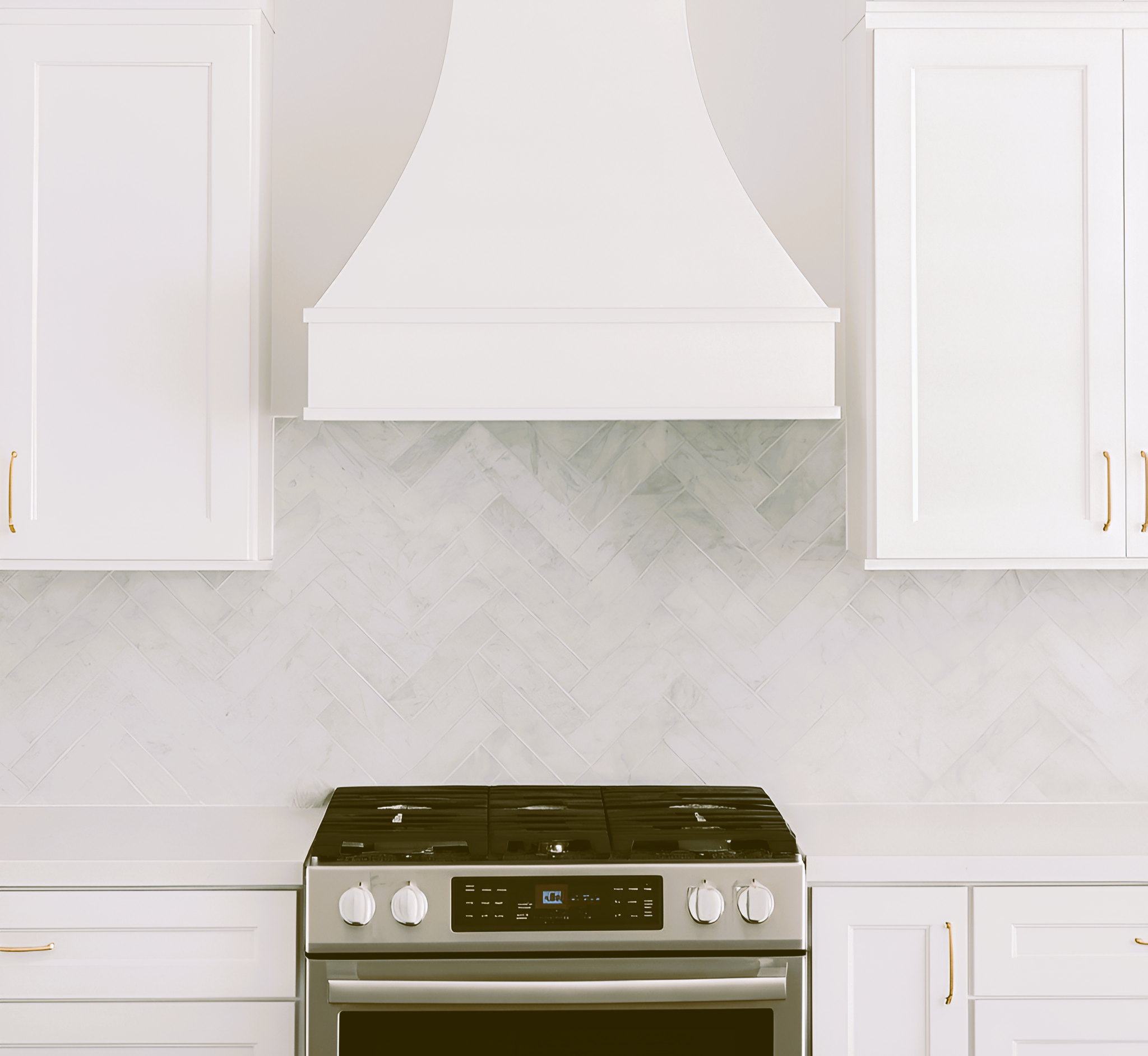 Ashley Range Hood with Stainless Steel Liner and Modern Trim
