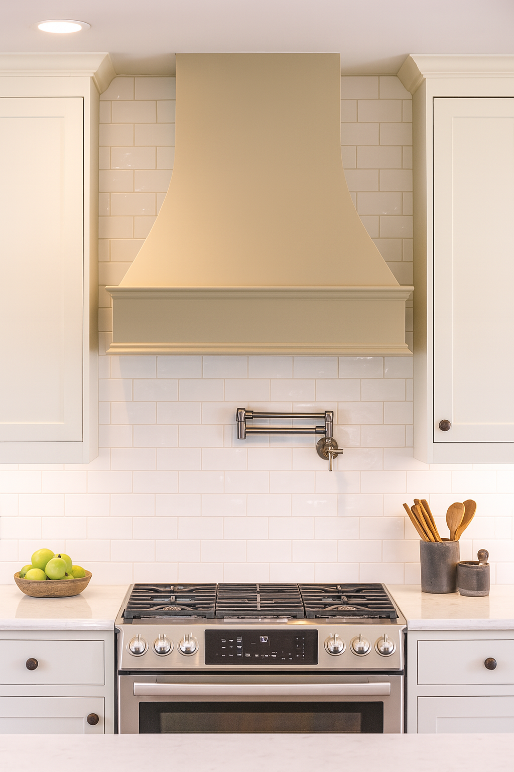 Ashley Range Hood with Stainless Steel Liner and Traditional Trim