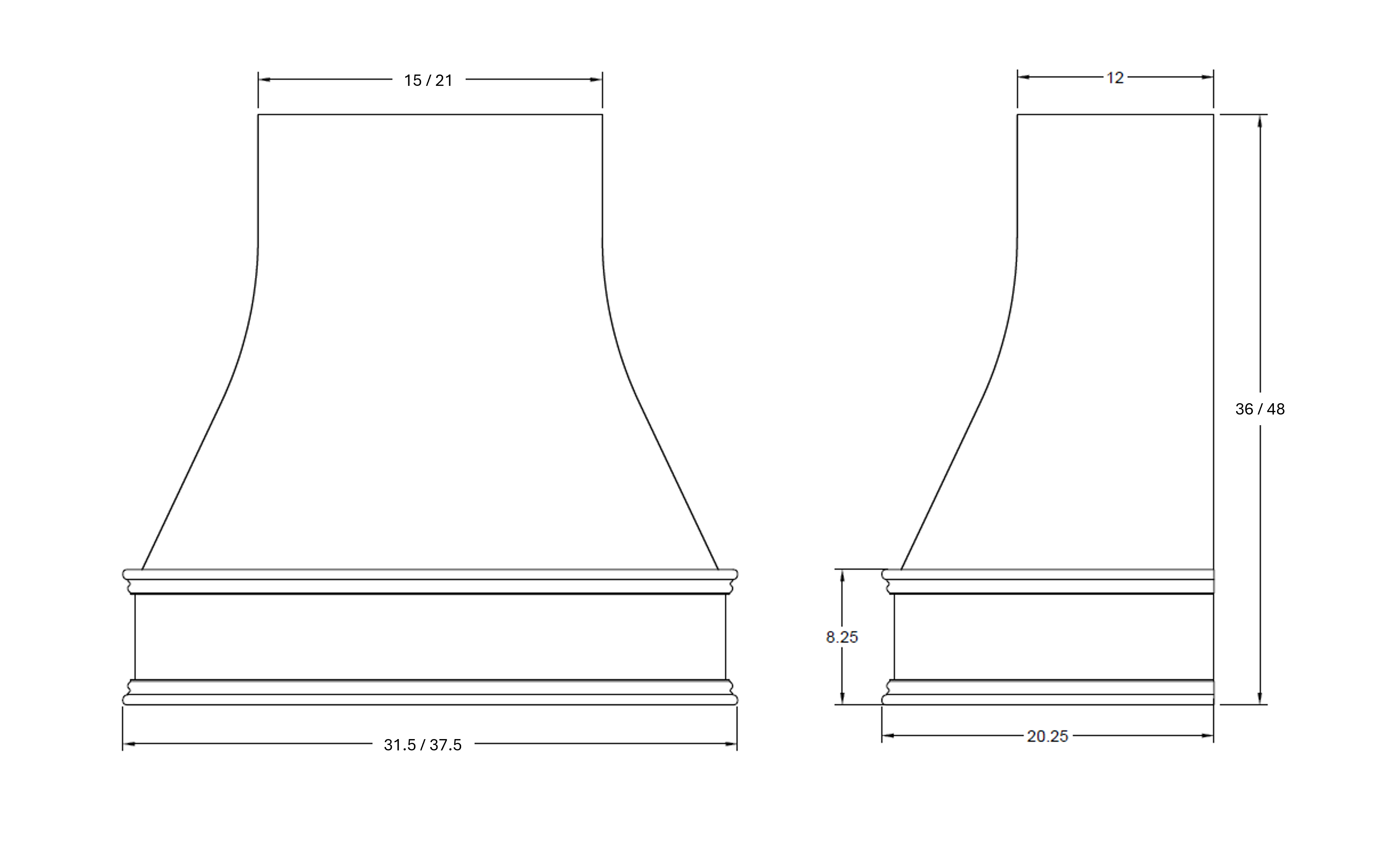Smart Hood Ashley Range Hood with SmartSense®