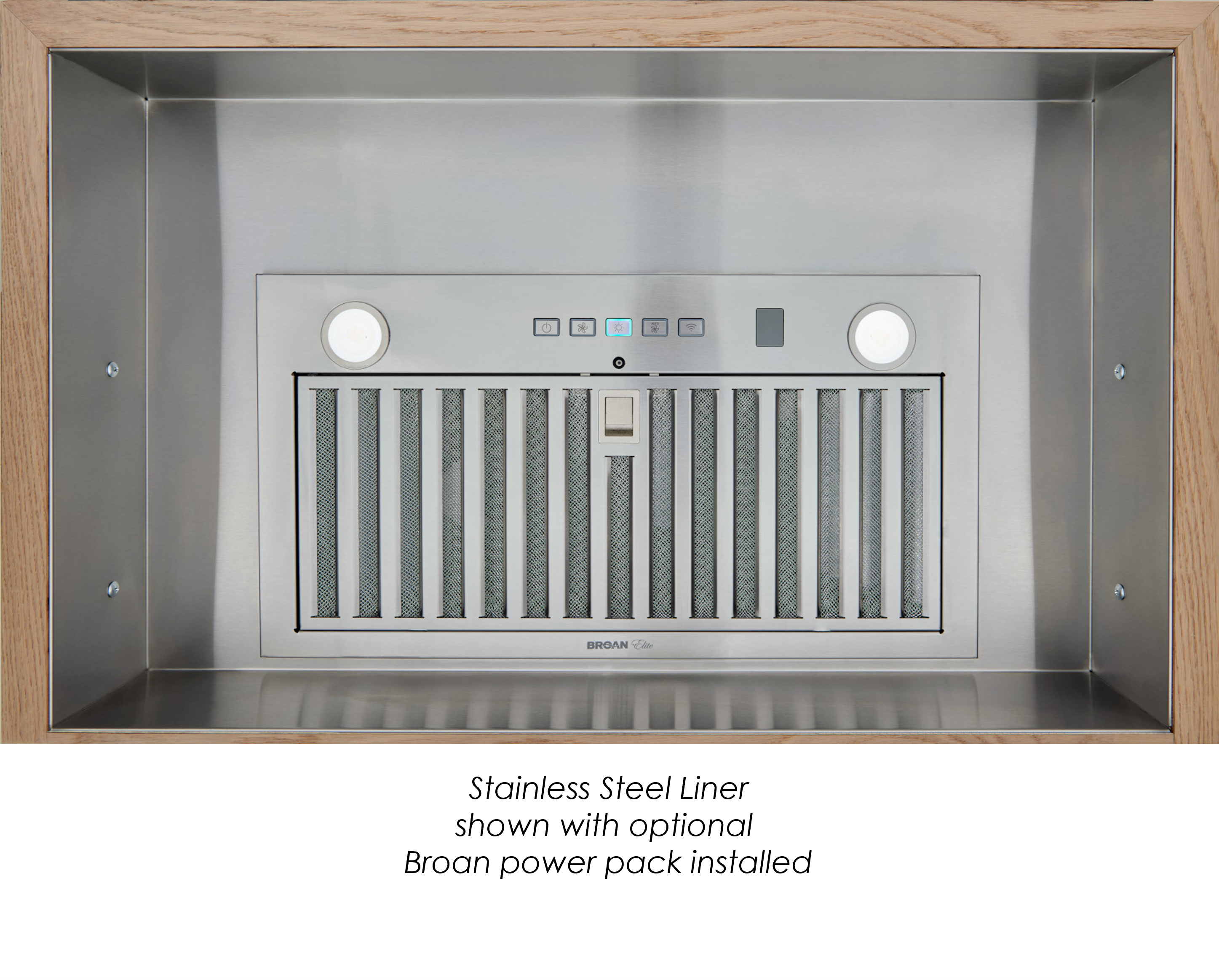 Ashley Range Hood with Stainless Steel Liner and Traditional Trim